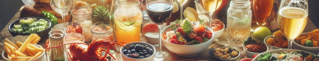 Servetten in het voedsel thema