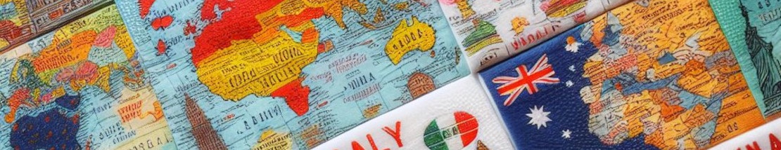 Landen en steden banner