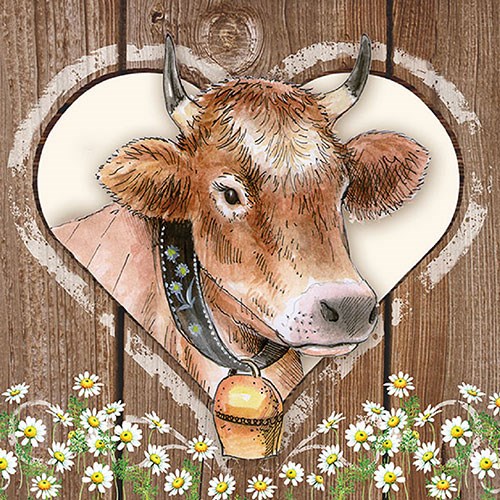 Ambiente Lunch Servetten - Cow