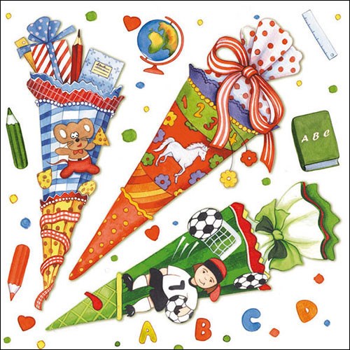 Ambiente Lunch Servetten - Schulanfang