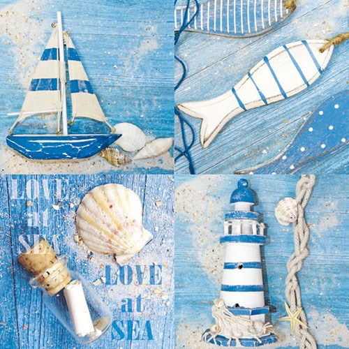 Ambiente Lunch Servetten - Love At Sea