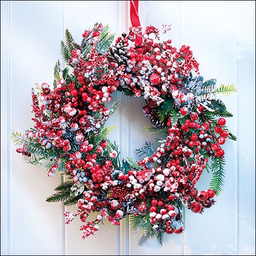 Ambiente - Lunch servetten - Frozen Wreath