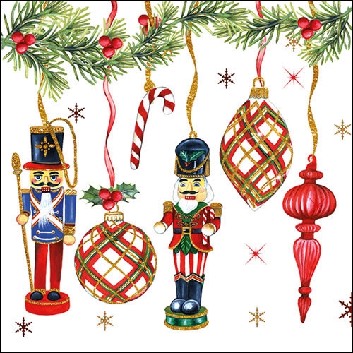 Lunch Servetten - Nutcrackers Decoration