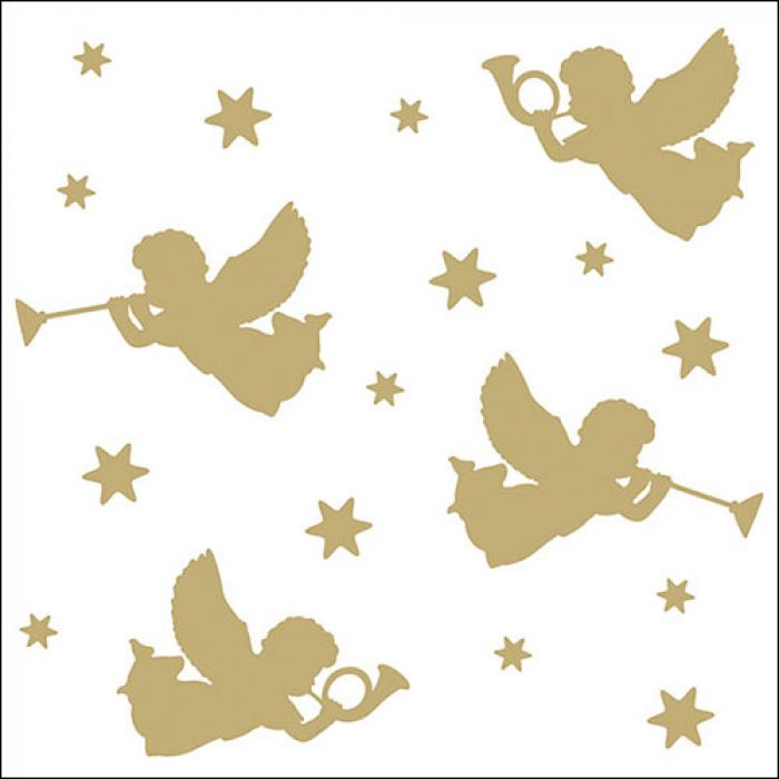 Ambiente Lunch Servetten - Trumpet Angels Gold