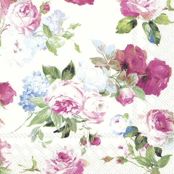 IHR - Lunch servetten - Scarlett white IHR - Lunch servetten - Scarlett white