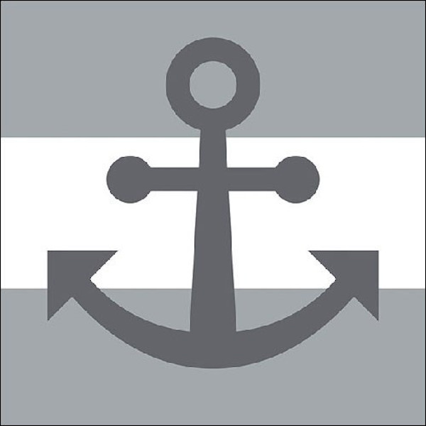 Ambiente Lunch Servetten - Anchor Away Gray