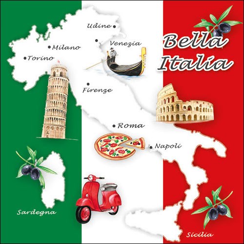 Ambiente Lunch Servetten - Bella Italia