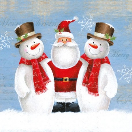 Ambiente - Lunch servetten - Santa with Friends