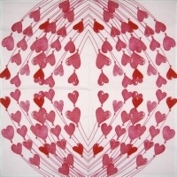 P+D - Lunch servetten - Love