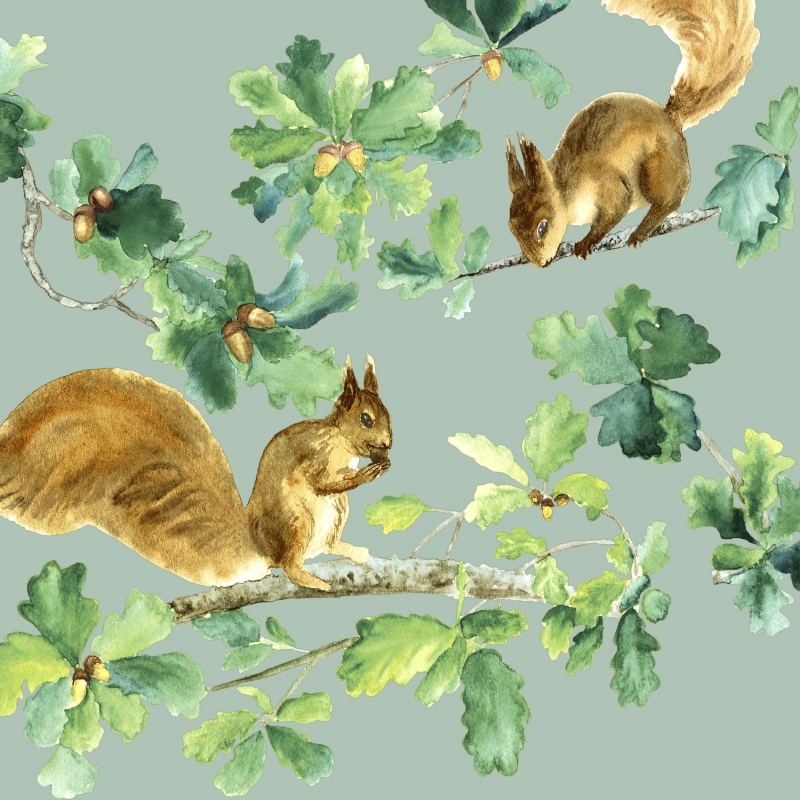 P+D Lunch servetten - Squirrels P+D Lunch servetten - Squirrels
