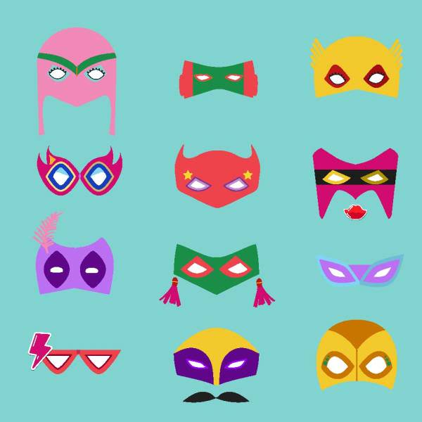 P+D - Lunch servetten - Hero Masks