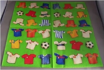 P+D - Lunch servetten - Voetbal shirt