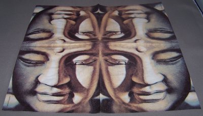 PPD Cocktail servetten - Reflecting buddha