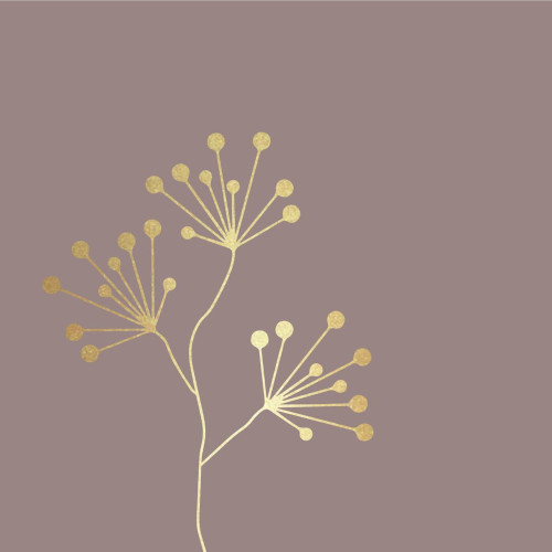 PPD - Lunch servetten - Pure gold berries chocolate