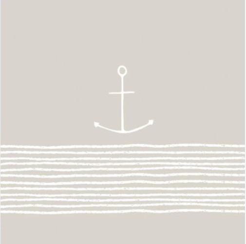 PPD Lunch servetten - Pure Anchor taupe