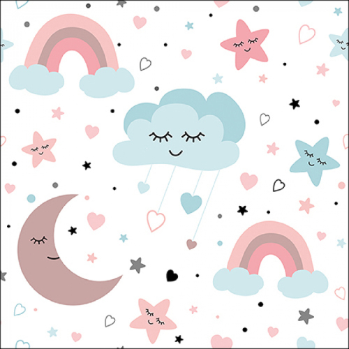 Ambiente Lunch Servetten - Cute sky