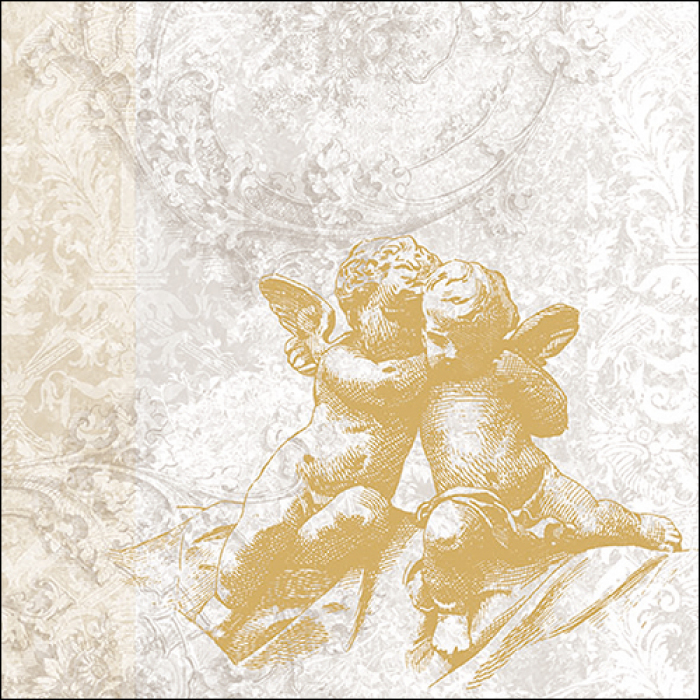 Ambiente Lunch Servetten - Classic angels gold