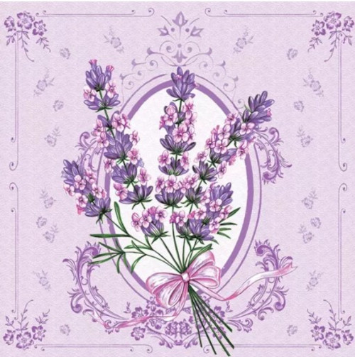 Daisy - Lunch servetten - Lavender