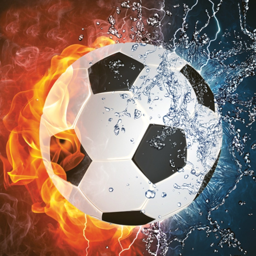 Daisy Lunch servetten - Football on Fire & Water