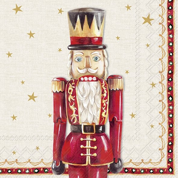IHR - cocktail servetten - Nutcracker figure