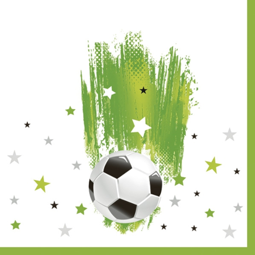 Daisy - Lunch servetten - Football with Stars Daisy - Lunch servetten - Football with Stars