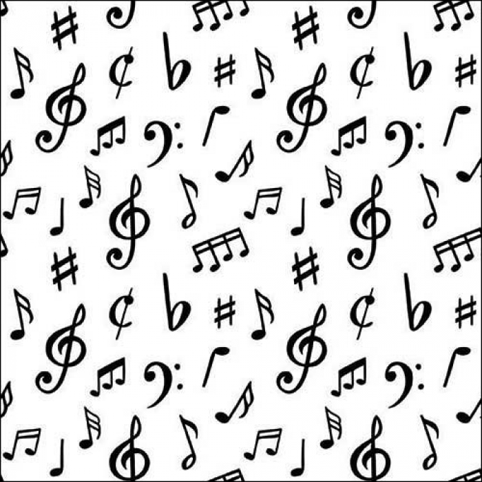 Ambiente Lunch Servetten  - Music notes