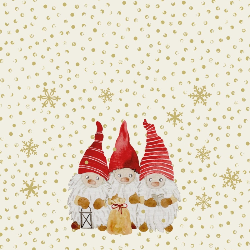 PPD - Lunch servetten - Stars & Snowflakes