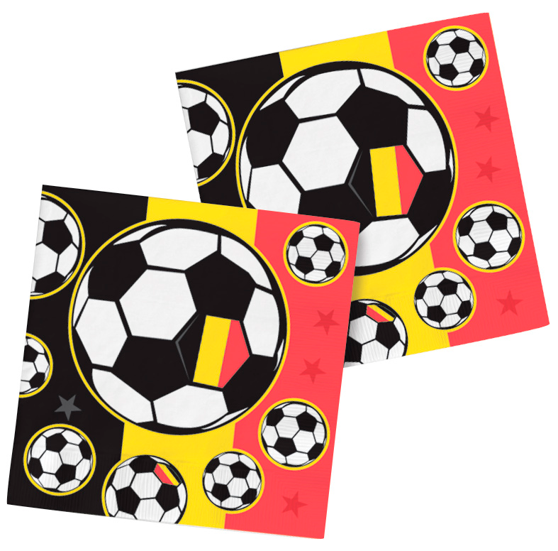 Folat - Lunch servetten - Soccer Belgium