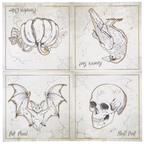 Folat - Lunch servetten - Creepy Curiosities