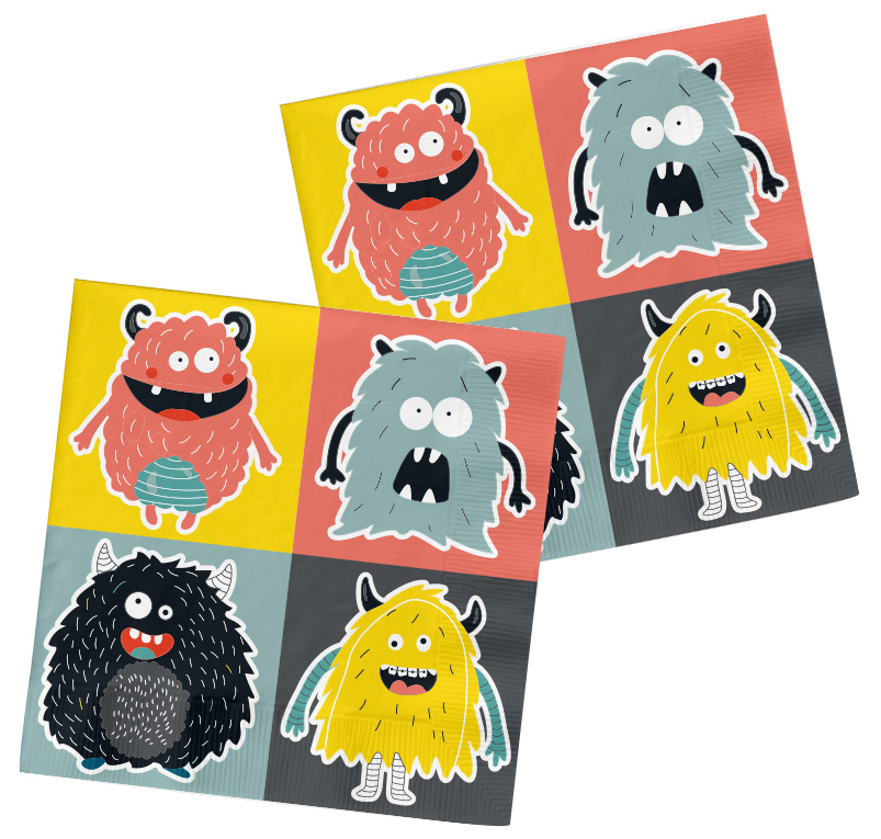 Folat - Lunch servetten - Monster Bash