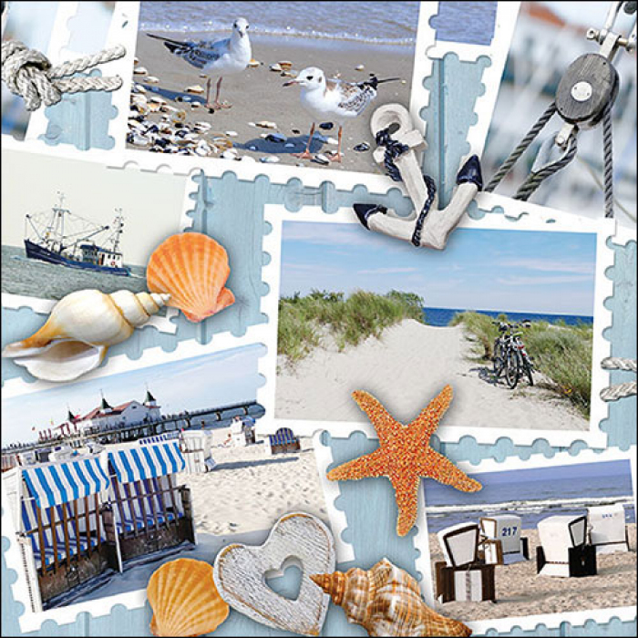 Ambiente Lunch Servetten - Beach memories