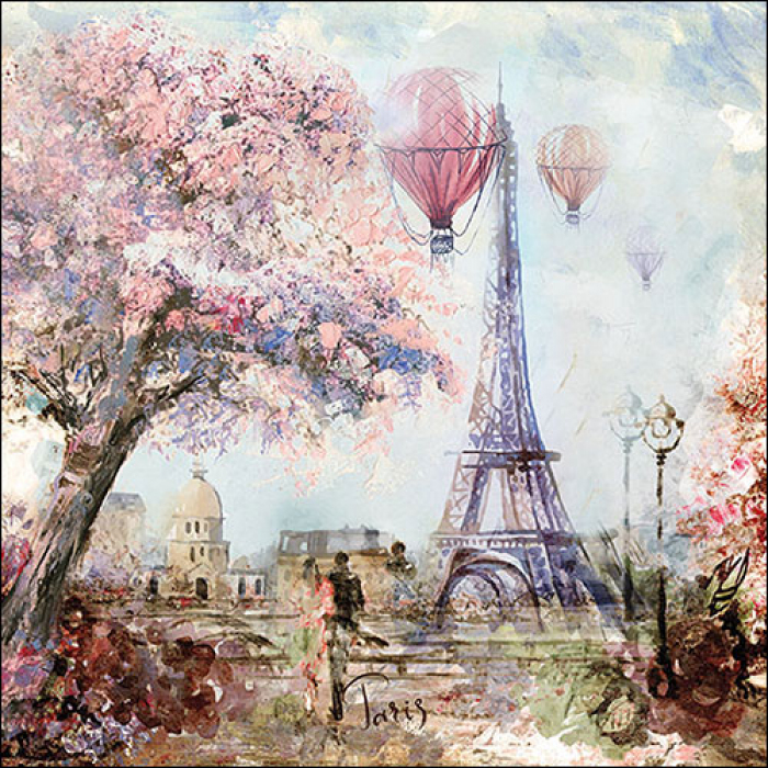 Ambiente Lunch Servetten - Paris art
