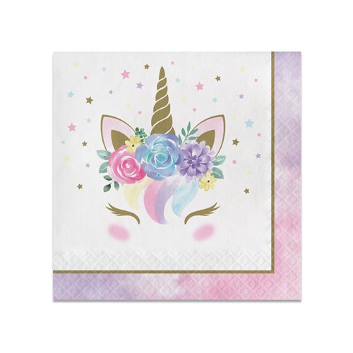 Creative Converting Lunch servetten - Unicorn baby