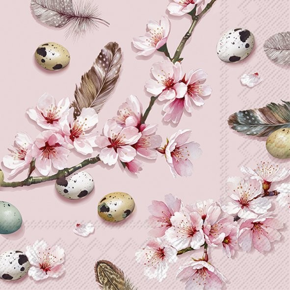IHR - Lunch servetten - Beautiful Sakura Rose IHR - Lunch servetten - Beautiful Sakura Rose
