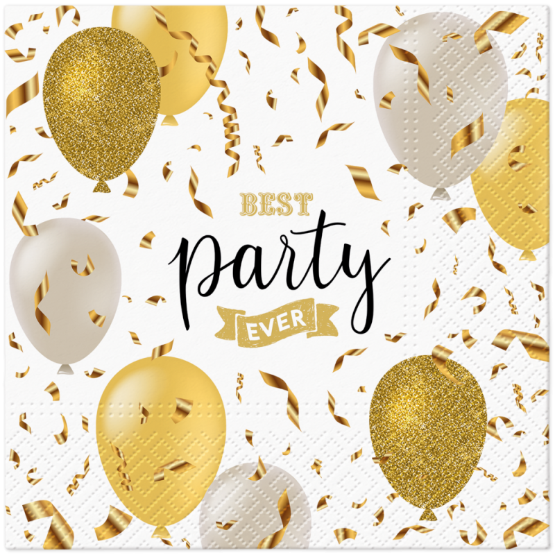PAW Lunch servetten - Elegant Balloons