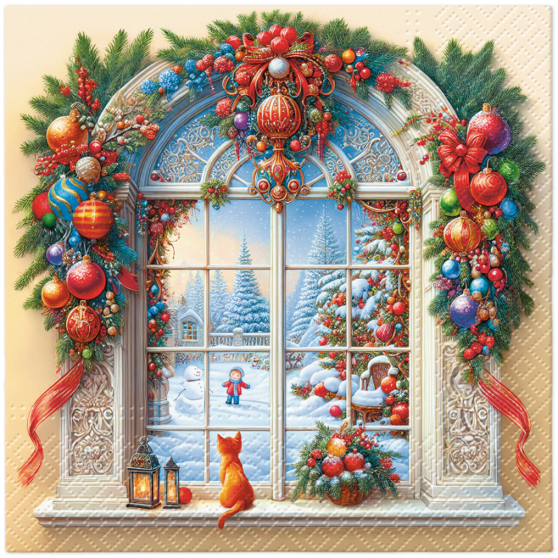 PAW - Lunch servetten - Holiday Arch Decor PAW - Lunch servetten - Holiday Arch Decor