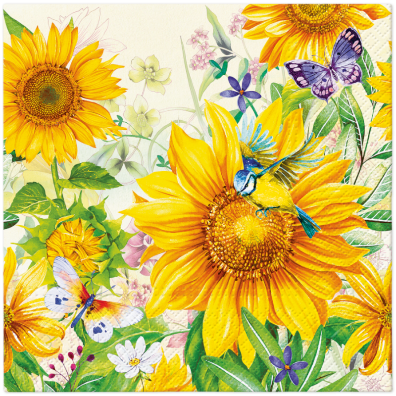 PAW - Lunch servetten - Wild Sunflowers