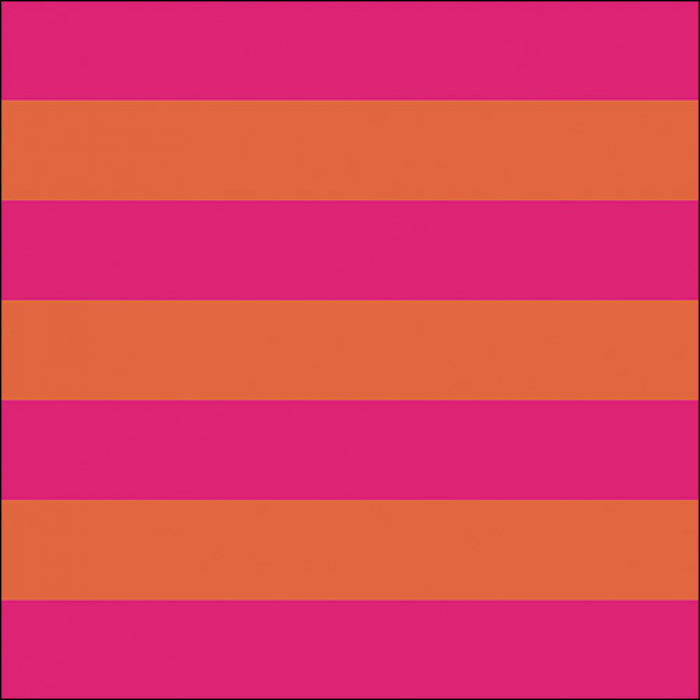 Ambiente Lunch Servetten - Block stripe orange/pink