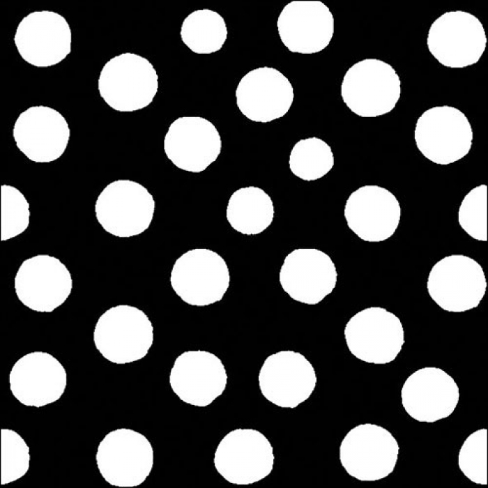 Ambiente Lunch Servetten - Polka dots - White/Black