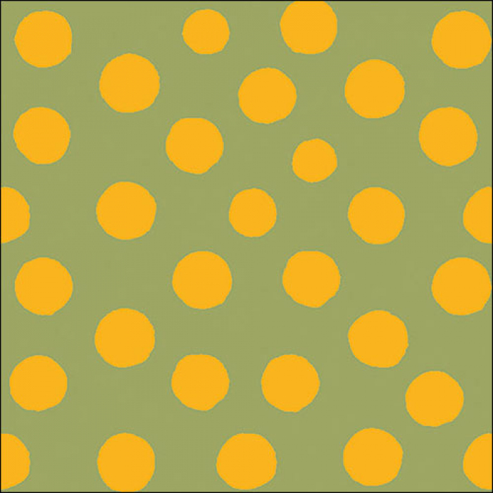 Ambiente Lunch Servetten - Polka dots - Yellow/Green