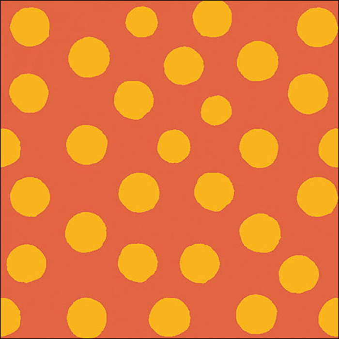 Ambiente Lunch Servetten - Polka dots - Yellow/Orange