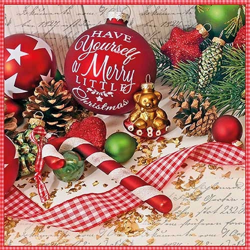 Lunch Servetten - Merry Little Christmas