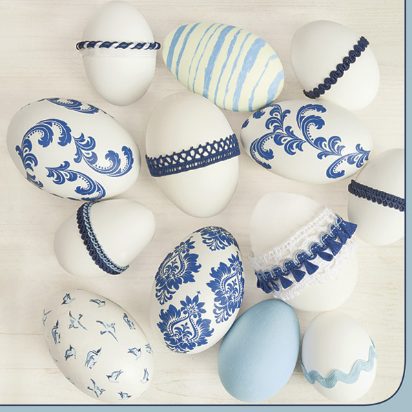 Daisy - Lunch servetten - Decorated Easter eggs
