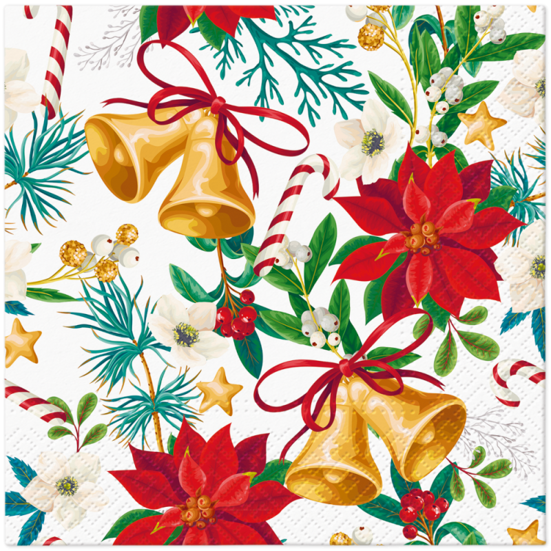 Lunch servetten - Botanical Noel