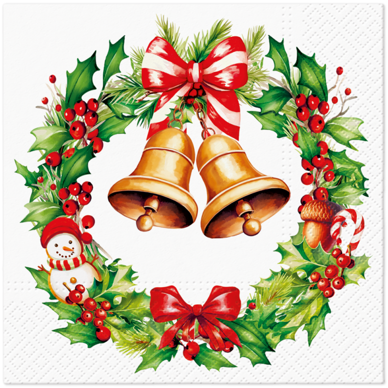PAW - Lunch servetten - Jingle Bells Bliss