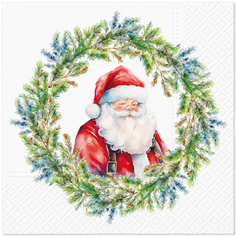 PAW - Lunch servetten - Joyful Claus Circle