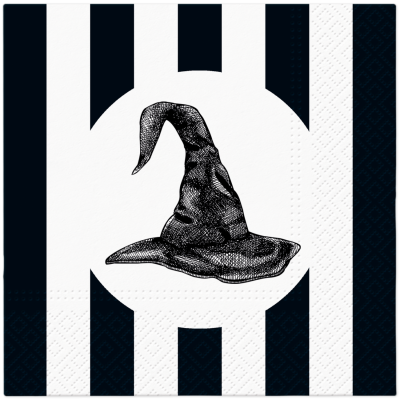 PAW Lunch servetten - Striped hat