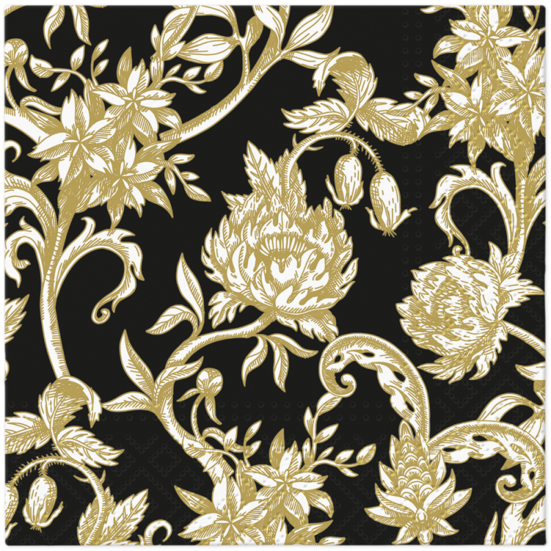 Cocktail servetten - Baroque Flowers