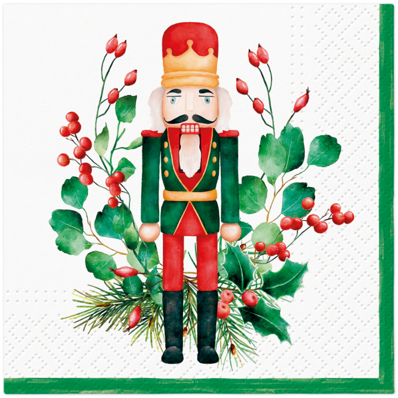 Cocktail servetten - Composition With Nutcracker