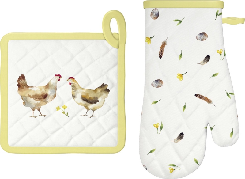 IHR - Set pannenlap en ovenwant - Helene IHR - Set pannenlap en ovenwant - Helene